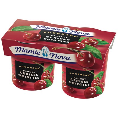Cherry Gourmet Yogurt 2x150g