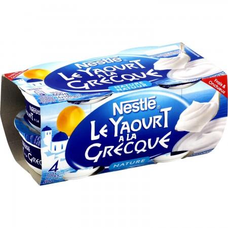 YAOS Greek Style Natural Yogurt 4x150G