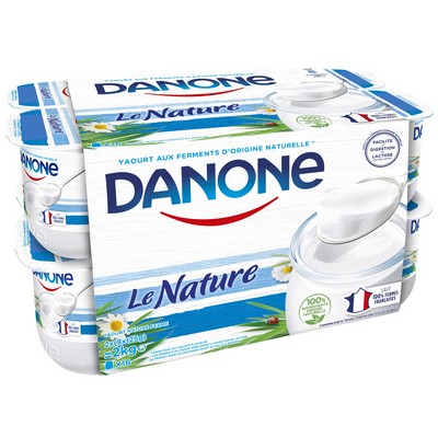 DANONE PLAIN  16X125G