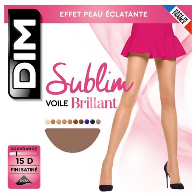 Sublim Glossy Sheer Tights - Gazelle