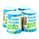 Yaourt au lait entier pasteurisé, nature, issu de l'agriculture biologique