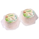 Goat Cheese Crottin BF Plastic Shell 2 x 60g