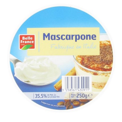 MASCARPONE BF POT 250 G 