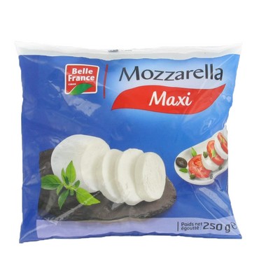 MOZZARELLA BF SACHET 250 G 