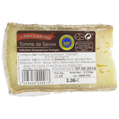 Tomme de Savoie Raw Milk IGP DBF, Variable Weight
