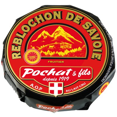 REBLOCHON FRUITIER 450 GR POCHAT ET FILS 27% MG MINI AOP AU LAIT CRU DE VACHE