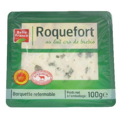 ROQUEFORT AOP BF BARQUETTE 100 G 