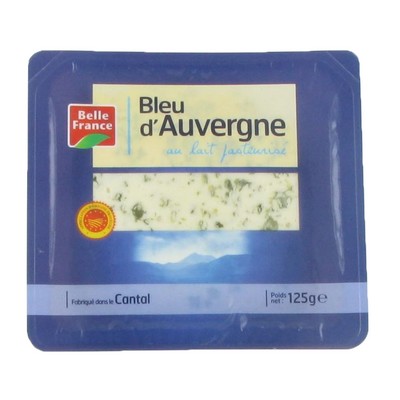 Bleu d'Auvergne AOP Belle France Tray 125g