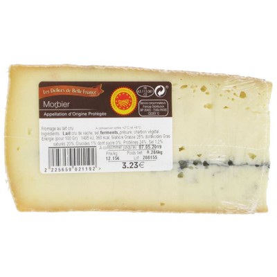 MORBIER LAIT CRU AOP DBF POIDS VARIABLE