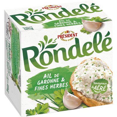RONDELE GARONNE GARLIC & FINE HERBS 125g