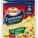 PRESIDENT EMMENTAL RAPE SEL REDUIT DE 30% 150G