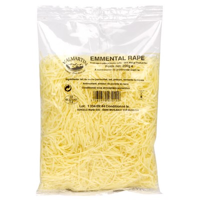 Valmartin Grated Emmental Cheese 200 g, 27% fat