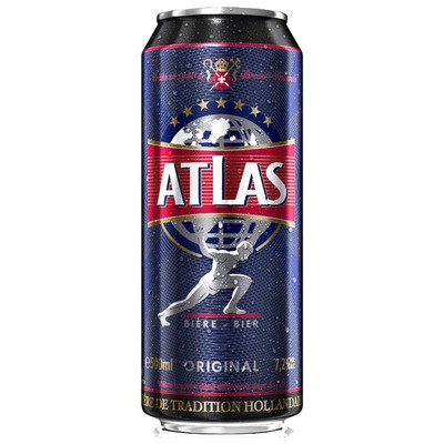 Bière Blonde Atlas 50cl can
