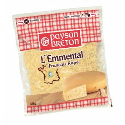 Paysan Breton - L'Emmental Français Râpé 350gr