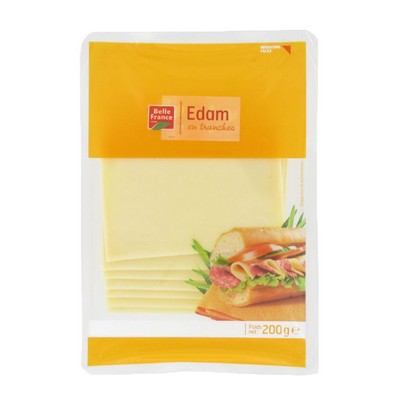 EDAM EN TRANCHES BF BARQUETTE 200 G 