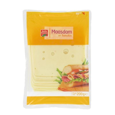 MAASDAM EN TRANCHES BF BARQUETTE 200 G 