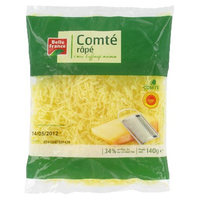Grated Comté AOP Belle France 140g Sachet