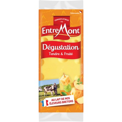 PORTION DE 250 G DE FROMAGE DEGUSTATION 45% MG MQ ENTREMONT