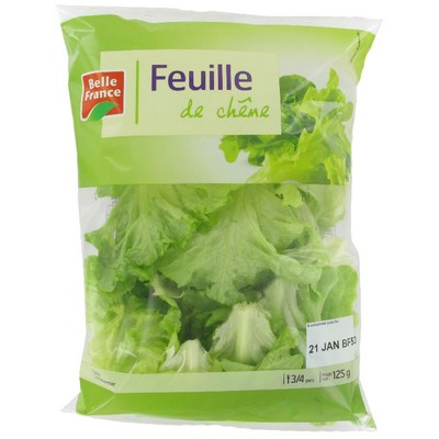 Oak Leaf Lettuce BF 125g Bag