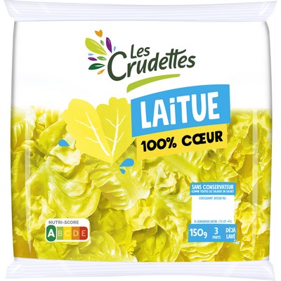 LAITUE 100 % COEUR 150Gx8