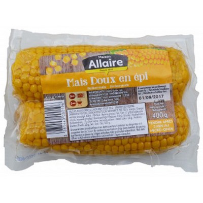 ST 400G Sweetcorn 2 Ears ALLAIRE