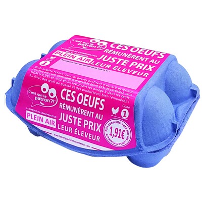 6 Free-Range Eggs CESTQUILEPATRON