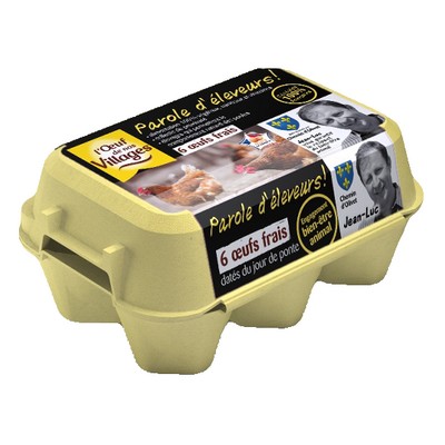 6 Free-Range Date-Stamped Eggs – Parole d’Éleveurs