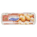 12 Medium Free-Range Fresh Eggs Belle France Box