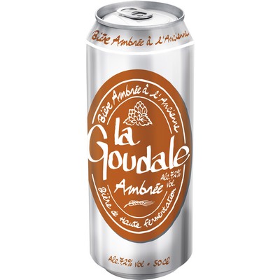 LA GOUDALE BIERE AMBREE 7°2 BOITE 50CL