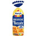 HARRYS BRIOCHE TRESSEE NATURE AU SUCRE PERLE SANS ADDITIFS 500G