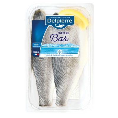 Sea Bass Fillet x2 190g Delpierre