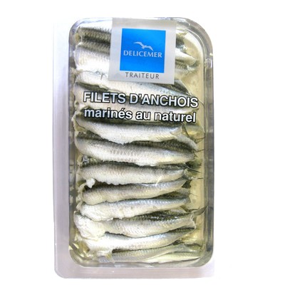 200G FILET ANCHOIS NATUREL DELIC