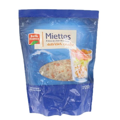 Crab-Flavored Surimi Flakes BF Zip Pouch 200g