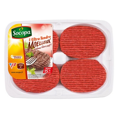 4x100g Minced Steak 15% SOCOPA