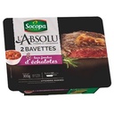 BAVETTE DE BOEUF MARINEE ET FONDUE ECHALOTE X2