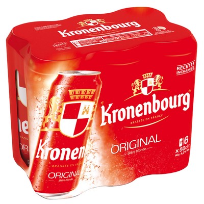 Kronenbourg 6X50CL BOITE KRO 4.2 DEGRE ALCOOL