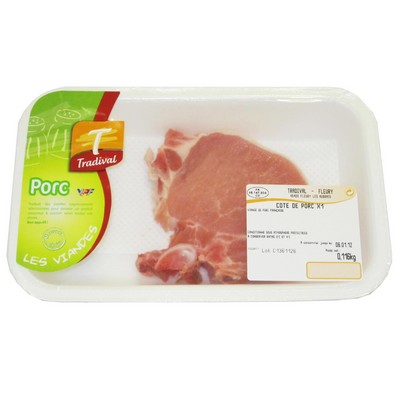 KG BQ 150g COTE PORC X1  TRADIVAL