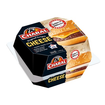 CHEESE BURGER 145G CHARAL