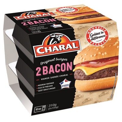 BACON BURGER 155GX2 CHARAL