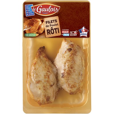 230G LE GAULOIS FILETS DE POULET ROTIS X2 S/SKIN