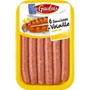 300G LE GAULOIS SAUCISSES NATURE X6 SOUS ATMOSPHERE