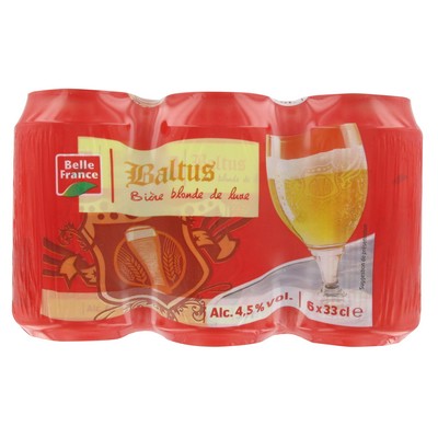 BALTUS LUXURY BLONDE BEER 4.5% BF PACK OF 6X33CL