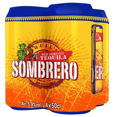 Sombrero 5.9% pack of 4 x 50cl