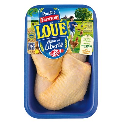 CUISSE/POULET FERMIER LOUE X2 JA