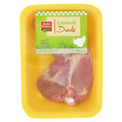 CUISSE DE DINDE CRU X1 BF BARQUETTE POIDS VARIABLE