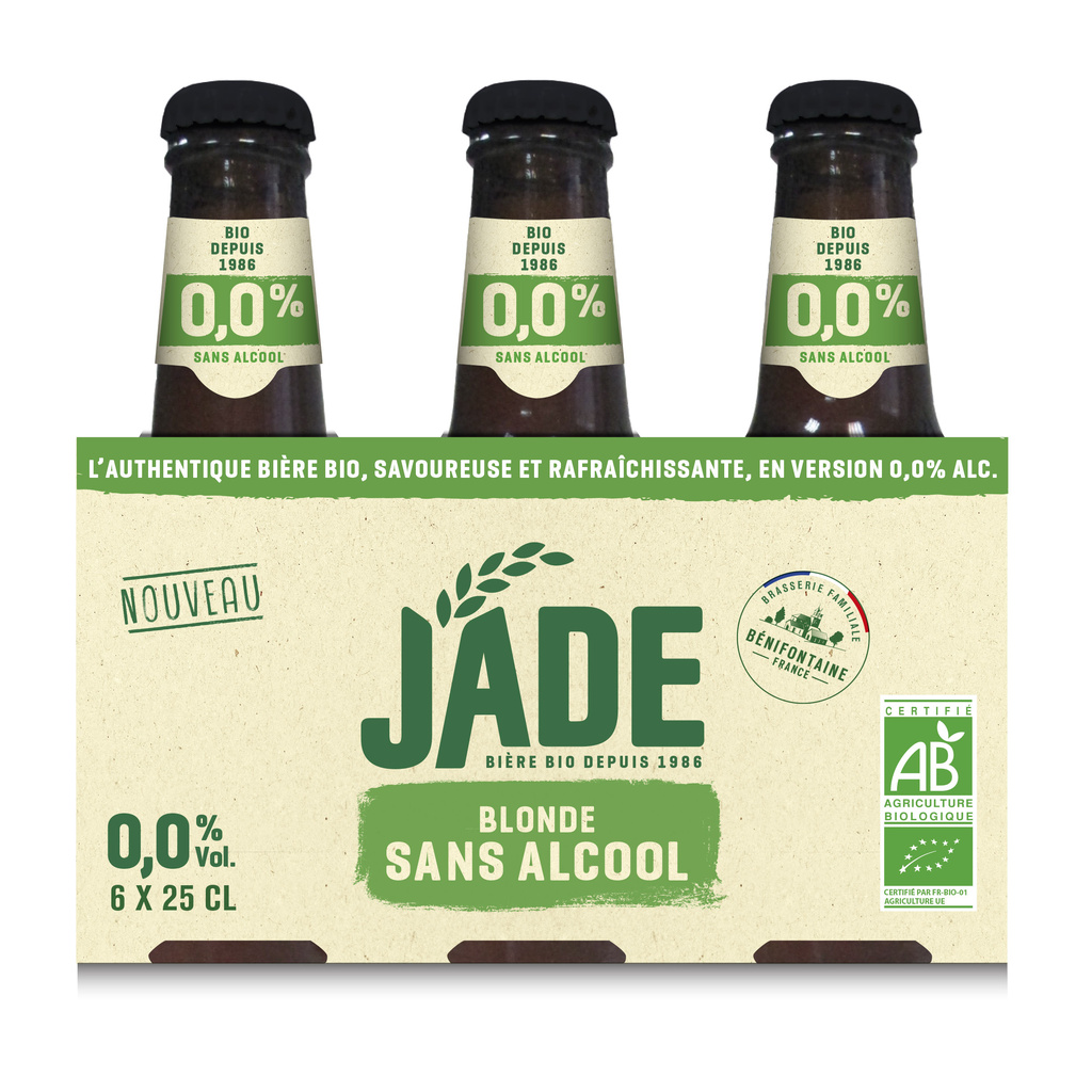 JADE ORGANIC 0.0° BLONDE 6X25CL