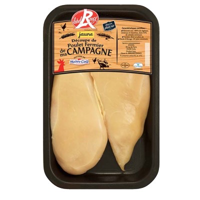 KG BQ 340G FILET POULET JAUNE L.ROUGE x2