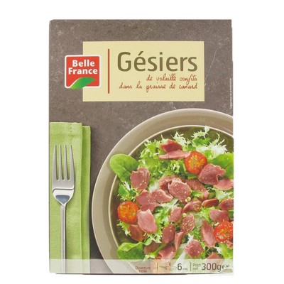 Belle France Duck Gizzard Confit 300g