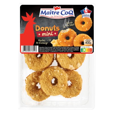 BT 400G MINI DONUTS POULET FROMAGE