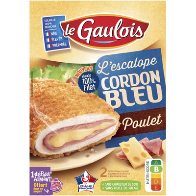 LE GAULOIS 200g - 2 Chicken Cordon Bleus